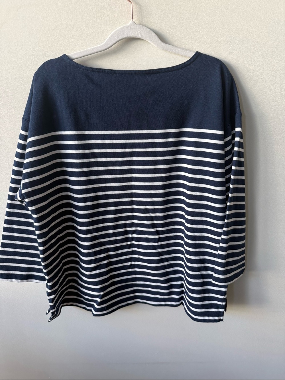 Vineyard Vines Navy & White Striped Boatneck Top NWT - Picture 4 of 4